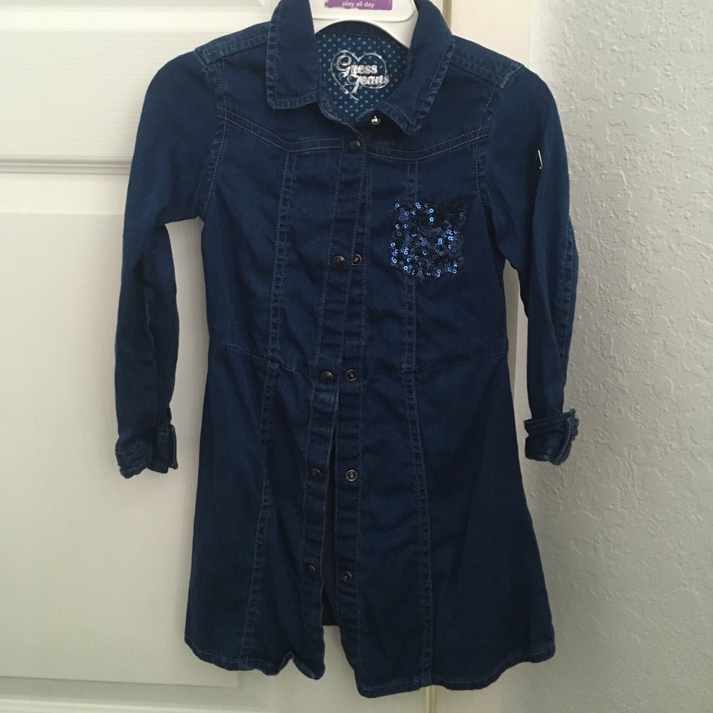 Girls jean dress
